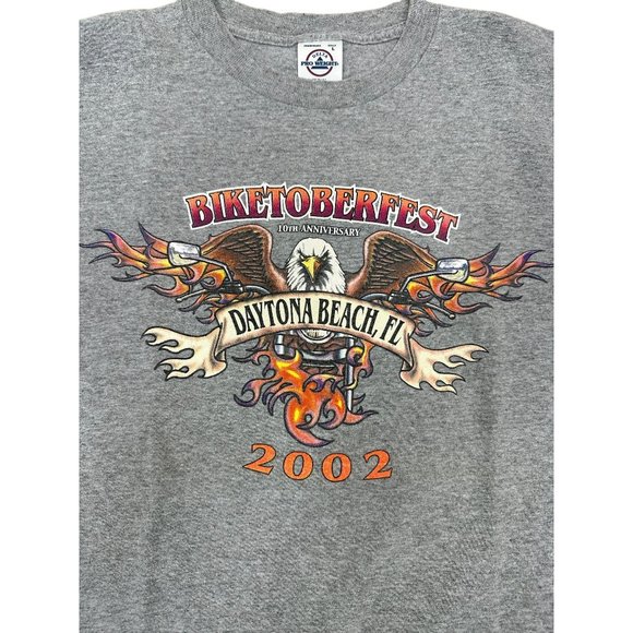 2002 Daytona Beach Biketoberfest tee shirt Size L - Picture 1 of 6